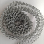 Q235 Galvanized Low Carbon Steel Wire Mesh 15mm Wide 0.25mm Knitted Metal Mesh