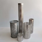 Perforated Cylindrical Extruder Screen Mesh With Spot Welded Or Alloy Border Edge