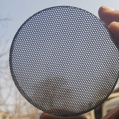 0.1-10mm 1/6 Stainless Steel Speaker Grill Cover Etched Perforated Metal Grille For Radio Parts